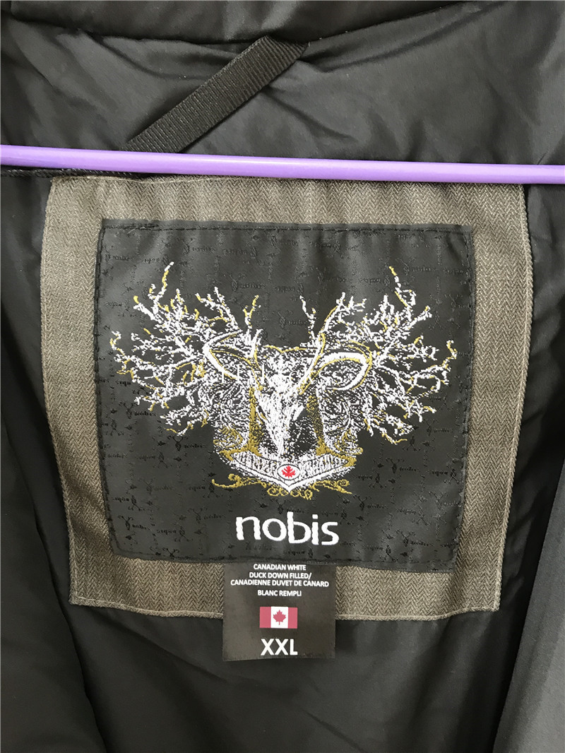 Nobis Canada White Duck Down Jacket